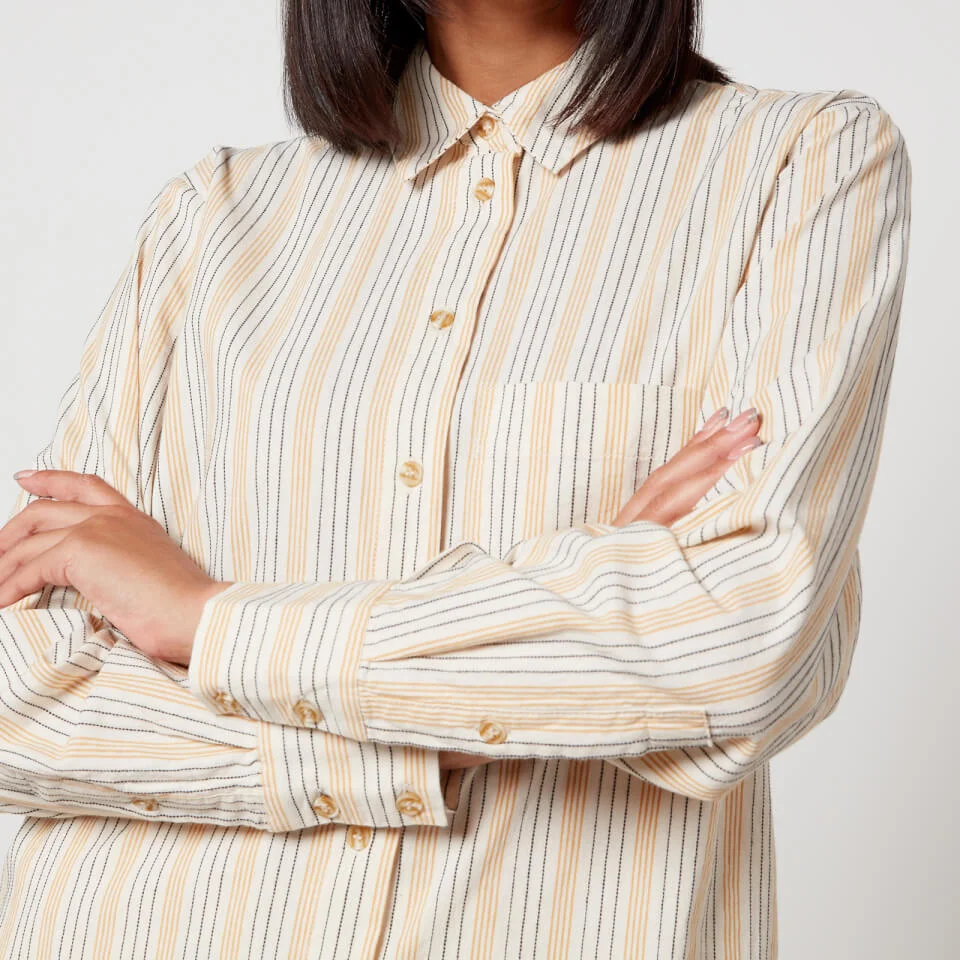 Aligne Faria Striped Organic Cotton-Poplin Shirt 6 Aligne Faria Striped Organic Cotton-Poplin Shirt - Image 4
