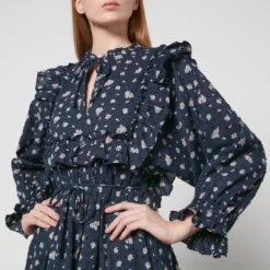 Stella Nova Barbara Floral-Print Cotton Midi Dress -The Hut 14266257 1015036712171198