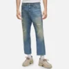 HUGO 340 Distressed Denim Straight-Leg Jeans -The Hut 14371356 1185072936582832