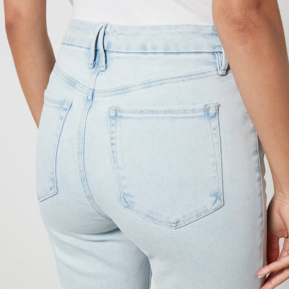 Good American Good Classic Denim Slim-Leg Jeans 6 Good American Good Classic Denim Slim-Leg Jeans - Image 4