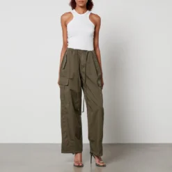 Good American Parachute Cotton-Twill Trousers -The Hut 14529708 4575061757682592