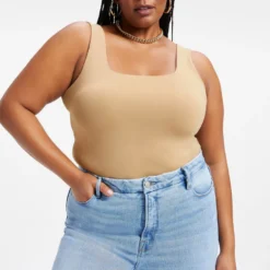 Good American Modern Tank Scuba Bodysuit -The Hut 14529728 1815060212630500