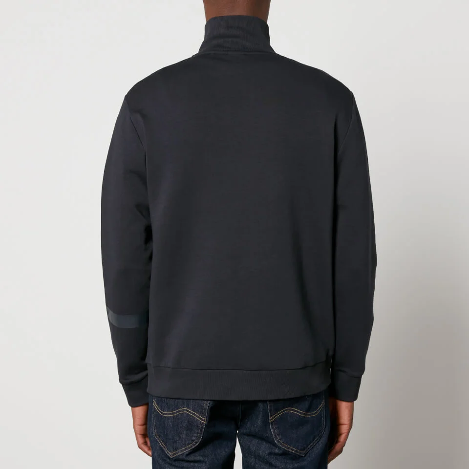 BOSS Green Sweat 1 Cotton-Blend Quarter-Zip Sweatshirt 4 BOSS Green Sweat 1 Cotton-Blend Quarter-Zip Sweatshirt - Image 2