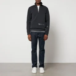 BOSS Green Sweat 1 Cotton-Blend Quarter-Zip Sweatshirt 9 BOSS Green Sweat 1 Cotton-Blend Quarter-Zip Sweatshirt -The Hut 14531297 1305100165970485