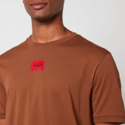 HUGO Diragolino212 Cotton-Jersey T-Shirt -The Hut 14535724 7705085365684772