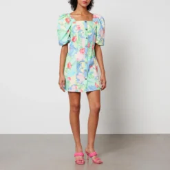 Cras Rivercras Cotton-Jacquard Mini Dress -The Hut 14539193 1305072635120710