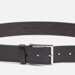 HUGO Logo-Stamped Leather Belt -The Hut 14539947 7665094481017801
