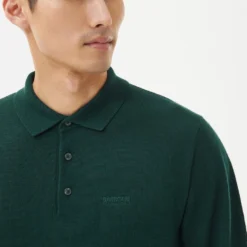 Barbour International Merino Wool Polo Shirt -The Hut 14566109 4575071410917025