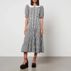 Sister Jane Candia Gingham Woven Midi Dress