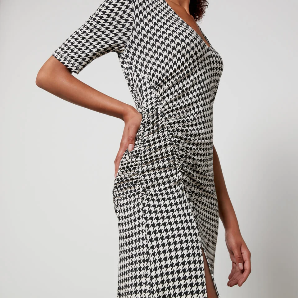 Baum Und Pferdgarten Jeannette Houndstooth Jersey Dress 6 Baum Und Pferdgarten Jeannette Houndstooth Jersey Dress - Image 4