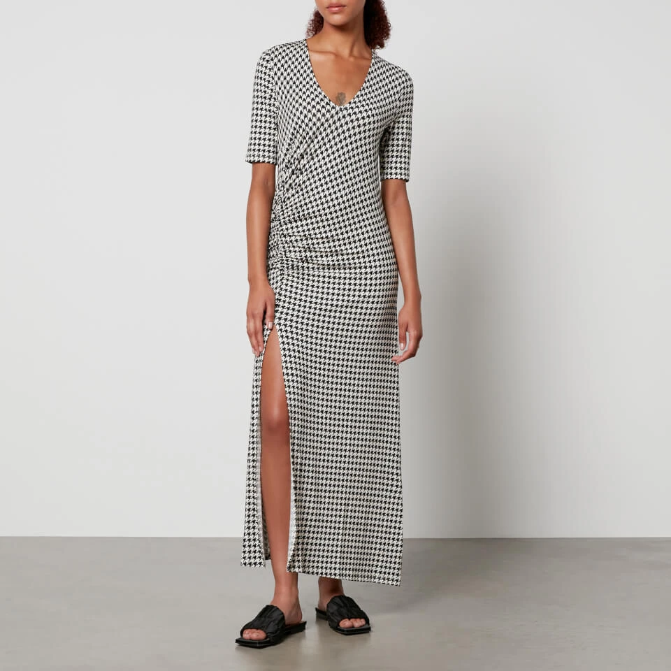 Baum Und Pferdgarten Jeannette Houndstooth Jersey Dress 3 Baum Und Pferdgarten Jeannette Houndstooth Jersey Dress
