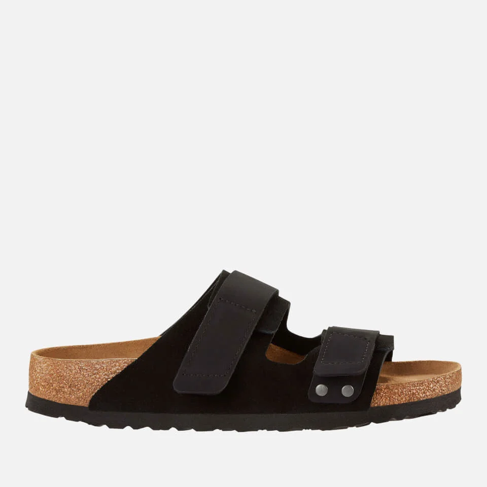 Birkenstock Men's Uji Suede Double Strap Sandals 3 Birkenstock Men's Uji Suede Double Strap Sandals