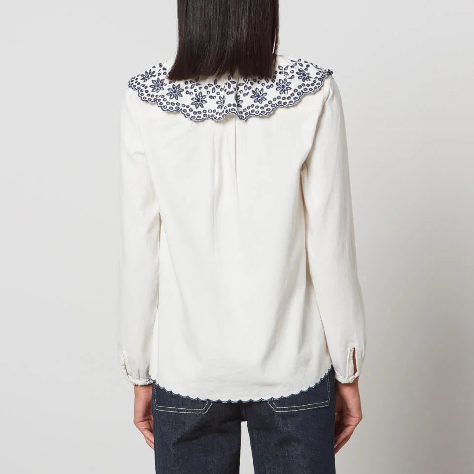 Seventy + Mochi Dylan Organic Cotton-Blend Blouse 4 Seventy + Mochi Dylan Organic Cotton-Blend Blouse - Image 2