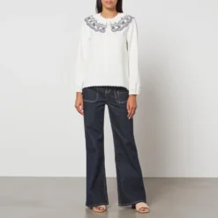 Seventy + Mochi Dylan Organic Cotton-Blend Blouse 8 Seventy + Mochi Dylan Organic Cotton-Blend Blouse -The Hut 14630856 9645070894877029