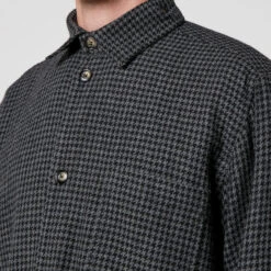 Nanushka Matize Houndstooth Wool-Blend Shirt 10 Nanushka Matize Houndstooth Wool-Blend Shirt -The Hut 14759647 3965082578039745