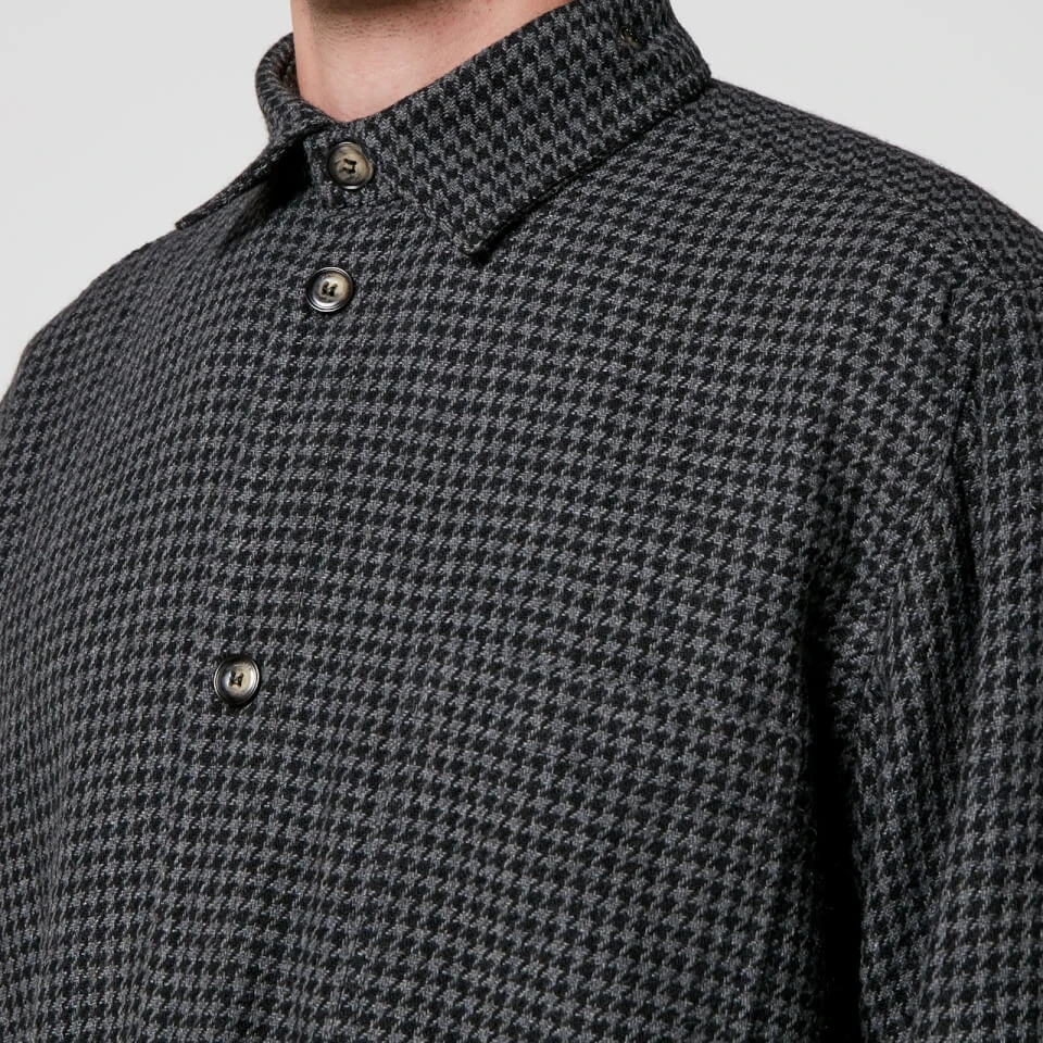 Nanushka Matize Houndstooth Wool-Blend Shirt 6 Nanushka Matize Houndstooth Wool-Blend Shirt - Image 4