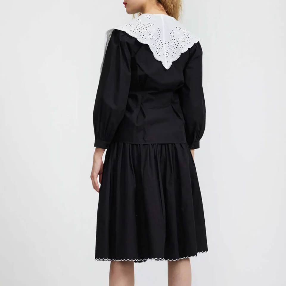 Batsheva Sage Cotton Blouse 4 Batsheva Sage Cotton Blouse - Image 2