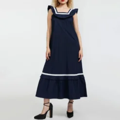 Batsheva Yeva Cotton Midi Dress