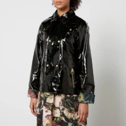 Barbour X House Of Hackney Casterton Faux Patent-Leather Jacket