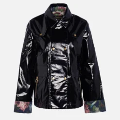Barbour X House Of Hackney Casterton Faux Patent-Leather Jacket -The Hut 14767157 7375084359896009