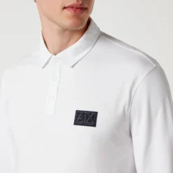 Armani Exchange Cotton-Jersey Polo Shirt -The Hut 14840931 1325075327640420