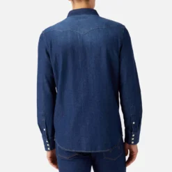 Wrangler Indigood Icons 27MW Denim Shirt -The Hut 14867207 4695080481437233