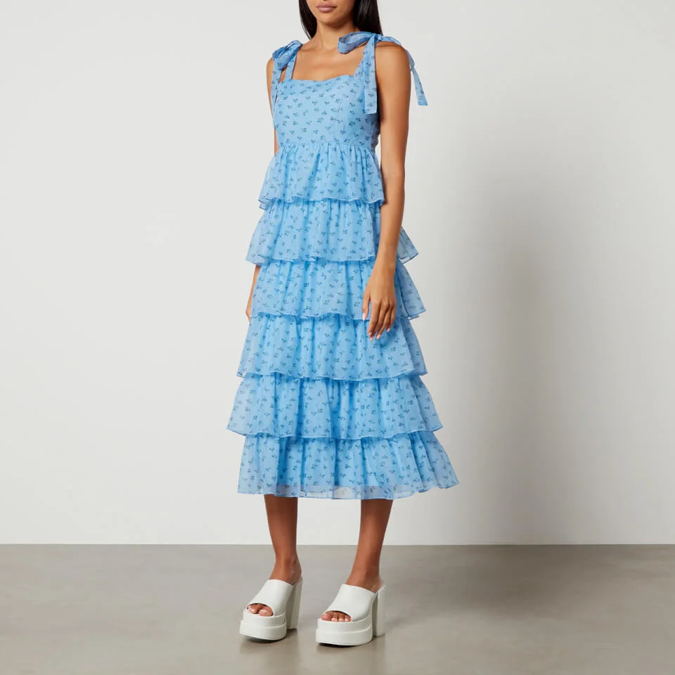 Sister Jane Dream Esme Taffeta Tiered Ruffle Dress 3 Sister Jane Dream Esme Taffeta Tiered Ruffle Dress