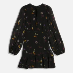 Ted Baker Nikaii Floral-Print Chiffon Mini Dress -The Hut 14867896 7415092925315427