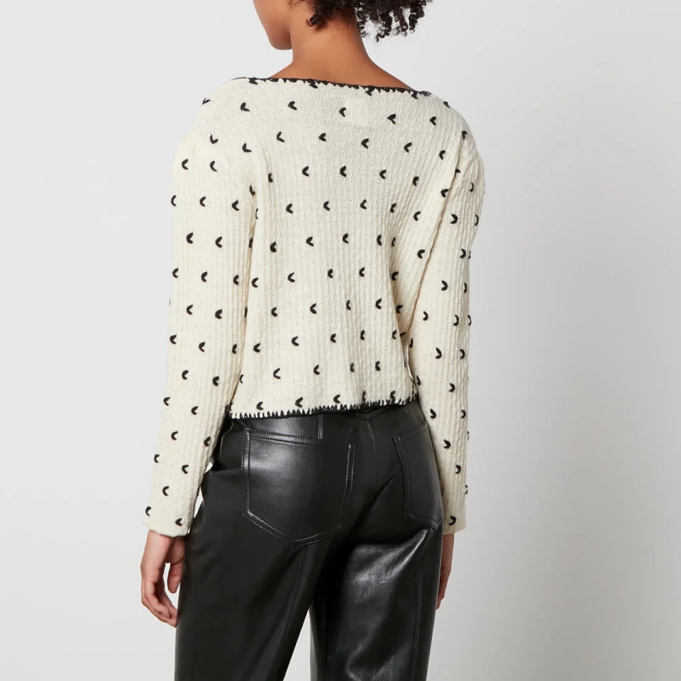 Tach Farah Hand-Knitted Wool Cardigan 4 Tach Farah Hand-Knitted Wool Cardigan - Image 2