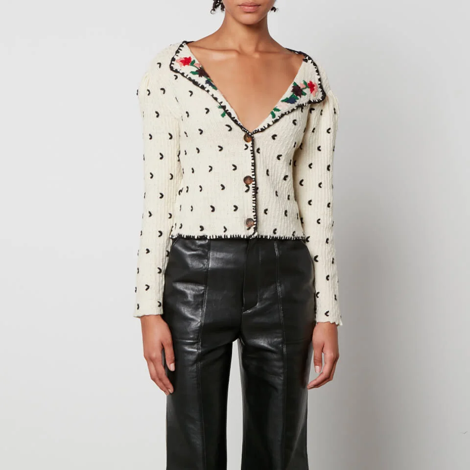 Tach Farah Hand-Knitted Wool Cardigan 3 Tach Farah Hand-Knitted Wool Cardigan