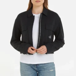 Calvin Klein Jeans Milano Cropped Shell Utility Jacket
