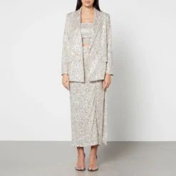 Never Fully Dressed 54 Sequined Woven Blazer -The Hut 14888653 3645091651397533