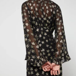 Never Fully Dressed Isabella Fil Coupé Chiffon Midi Dress 10 Never Fully Dressed Isabella Fil Coupé Chiffon Midi Dress -The Hut 14888677 1335096008160652