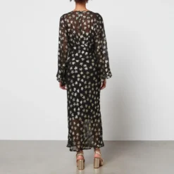 Never Fully Dressed Isabella Fil Coupé Chiffon Midi Dress 8 Never Fully Dressed Isabella Fil Coupé Chiffon Midi Dress -The Hut 14888677 8025096008097838