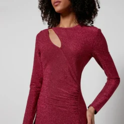 Baum Und Pferdgarten Jilliane Lurex Midi Dress -The Hut 14897776 1805114107970487