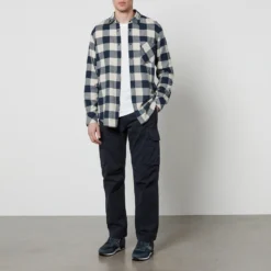 Boss Orange Riou Checked Brushed Cotton Shirt -The Hut 14913181 4505119818005799