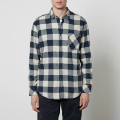 Boss Orange Riou Checked Brushed Cotton Shirt