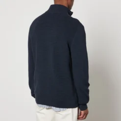 GANT Textured Cotton Half Zip Knitted Jumper 8 GANT Textured Cotton Half Zip Knitted Jumper -The Hut 14921717 1895122242575706