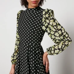 Sister Jane Ballad Jacquard And Seersucker Midi Dress -The Hut 14939563 6455101741580817