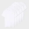 Paul Smith Loungewear Five-Pack Organic Cotton-Jersey T-Shirts -The Hut 14960284 4995104087764102