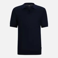 BOSS Black Tempio Cotton-Blend Polo Shirt -The Hut 14966137 7445130735321921