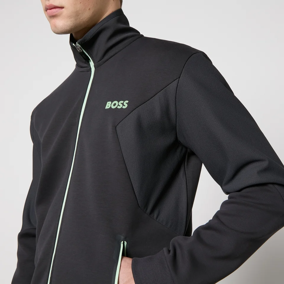 BOSS Green Skaz 1 Cotton-Blend Jersey Tracksuit Jacket 6 BOSS Green Skaz 1 Cotton-Blend Jersey Tracksuit Jacket - Image 4