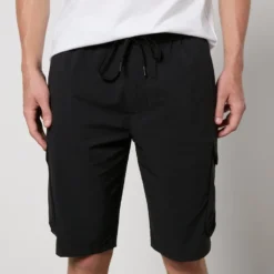 BOSS Green S_Urbanex-Cargo1 Stretch-Shell Cargo Shorts