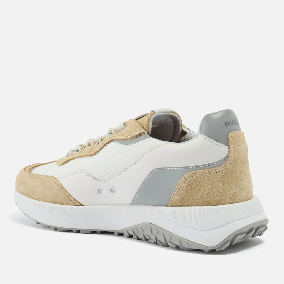 HUGO Men's Kane Runn Suede And Mesh Trainers 4 HUGO Men's Kane Runn Suede And Mesh Trainers - Image 2