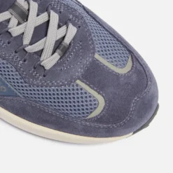 HUGO Men's Kane Runn Mesh And Faux Leather Trainers -The Hut 14968957 8975136667775097