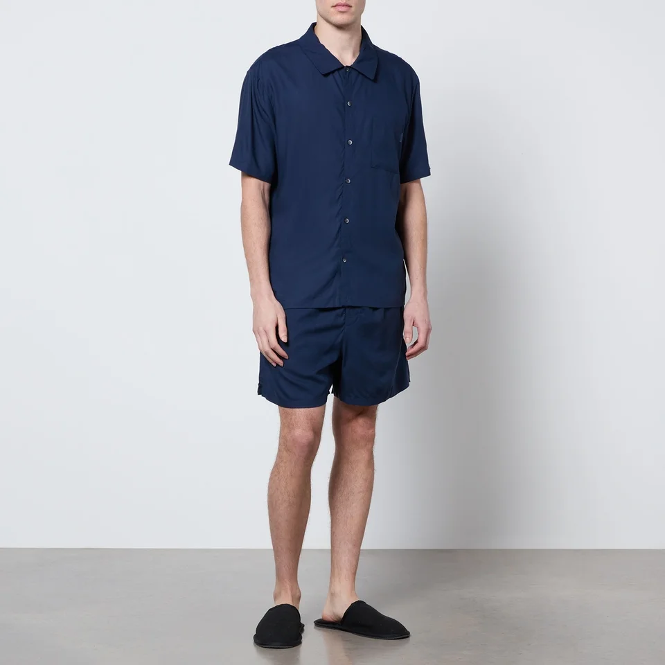 Calvin Klein Sleep Woven T-Shirt And Shorts Set 3 Calvin Klein Sleep Woven T-Shirt And Shorts Set