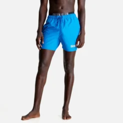 Calvin Klein Swimwear Intense Power Double Waistband Swimming Shorts -The Hut 14975283 1035127604605240