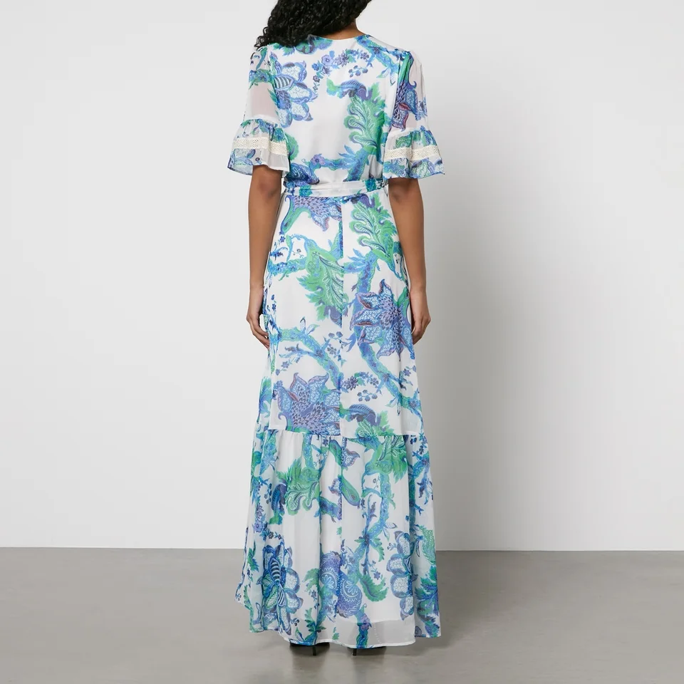 Hope & Ivy Catalina Floral-Print Chiffon Wrap Maxi Dress 4 Hope & Ivy Catalina Floral-Print Chiffon Wrap Maxi Dress - Image 2