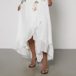 Hope & Ivy Amberley Embellished Chiffon Wrap Maxi Dress -The Hut 14979122 1775126045709663