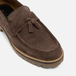 Walk London Men's Sean Suede Tassel Loafers -The Hut 14988272 1295149401536934